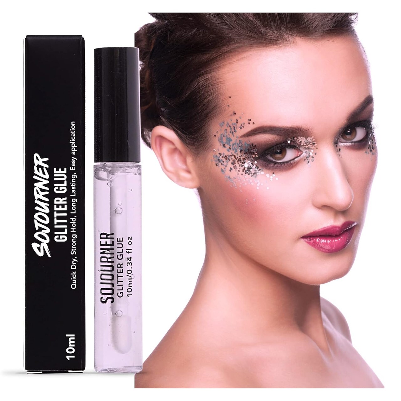 Glitter Body Glue & Face Glue - Face Glitter Makeup Primer for Eye